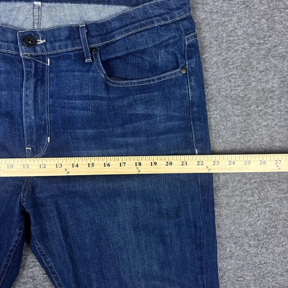 Paige Normandie Jeans Mens 38x35 Blue Denim Straight‎ Stretch Modern Casual USA
